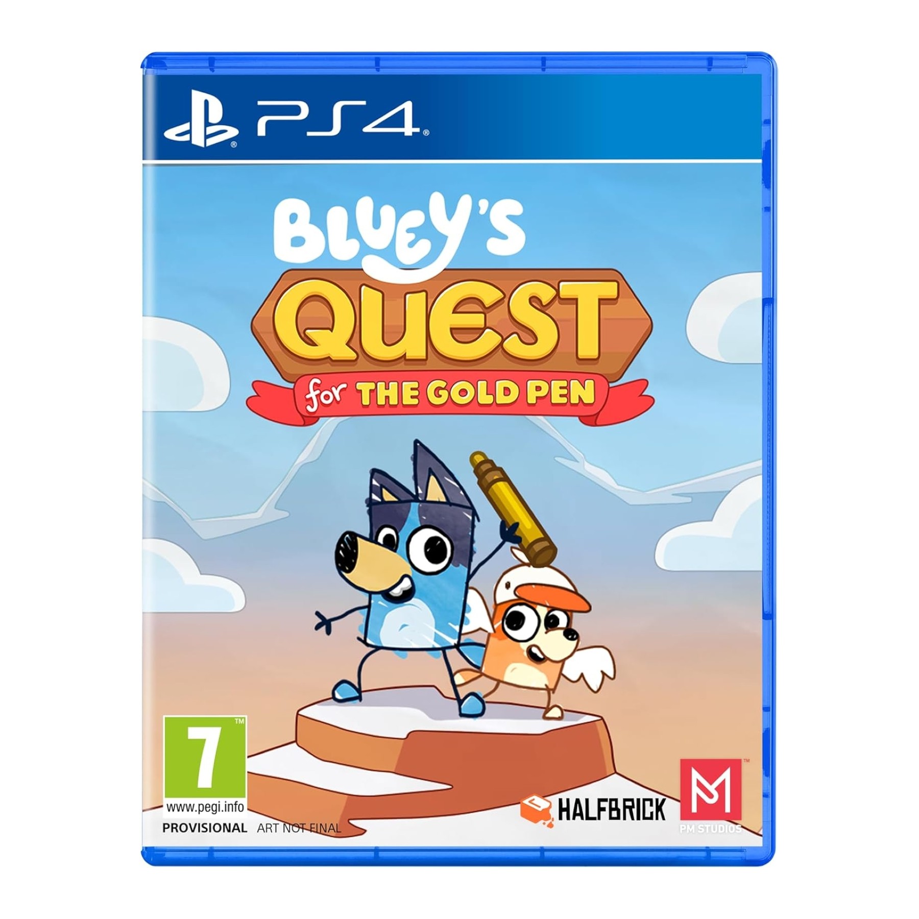 Bluey's Quest for the Gold Pen