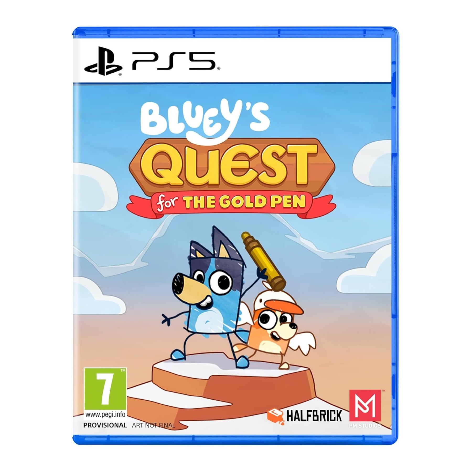 Bluey's Quest for the Gold Pen