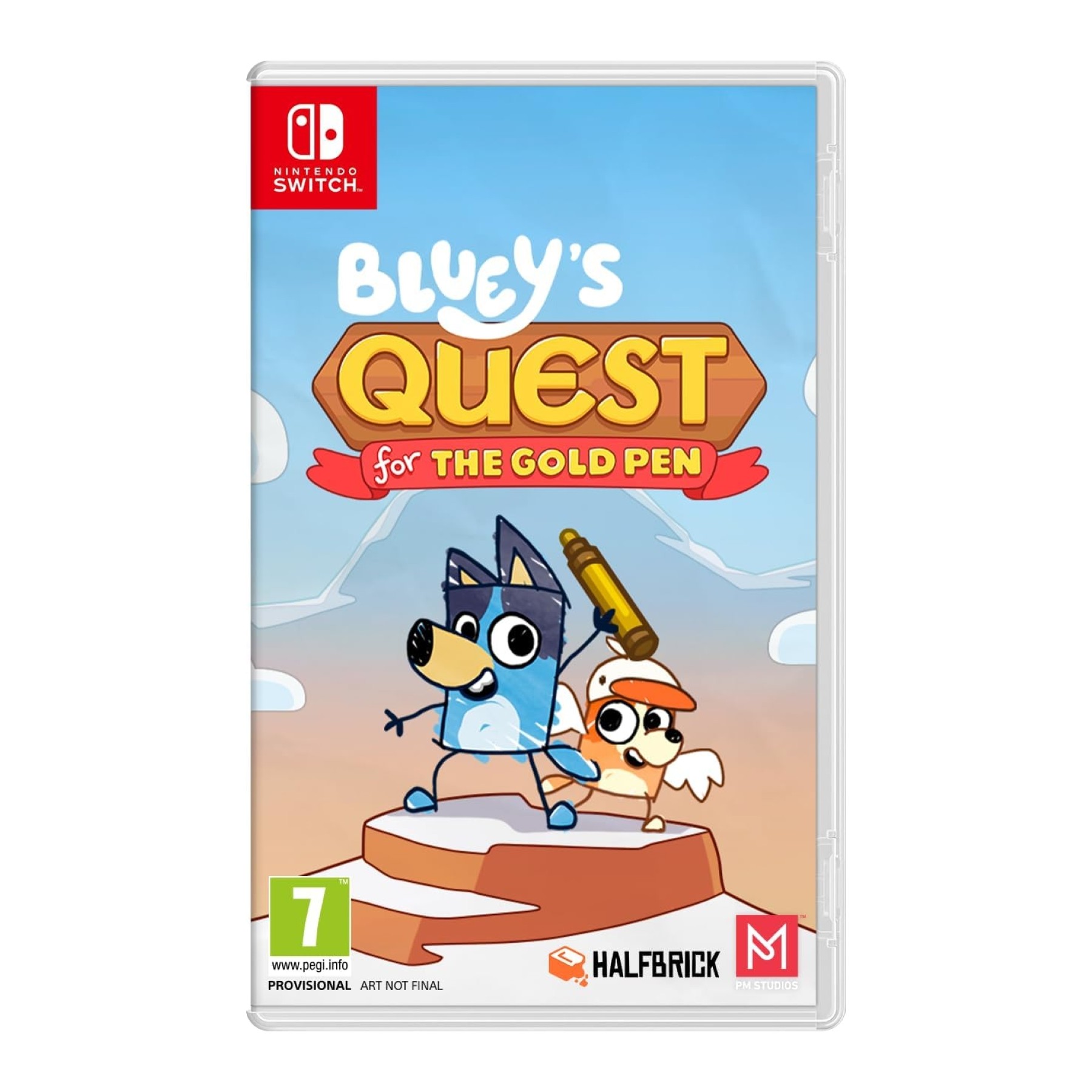 Bluey's Quest for the Gold Pen Juego Fisico para Consola Nintendo Switch