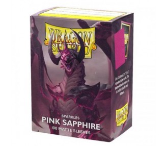 11061 100 Sleeves ST Matte Pink Shappire Dragon Shield