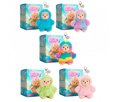 Muñeco llavero peluche sorpresa Blind Box Oso Lofy 17cm surtido