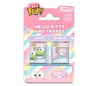 Blister 2 figuras Bitty POP Hello Kitty and Friends Keroppi & My Melody
