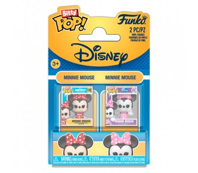 Blister 2 figuras Bitty POP Disney Minnie & Classic Minnie