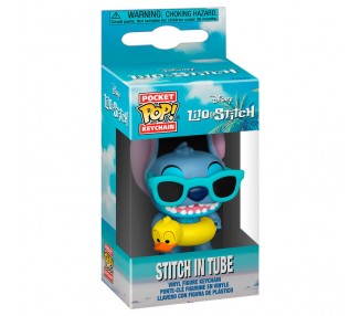 Llavero Pocket POP Disney Lilo & Stitch - Stitch in Tube