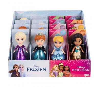 Mini Muñeca Princesas Disney 7cm surtido