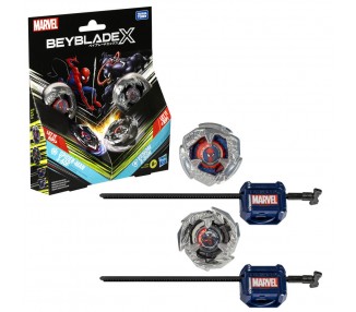 Kit inicial Beyblade X Marvel surtido