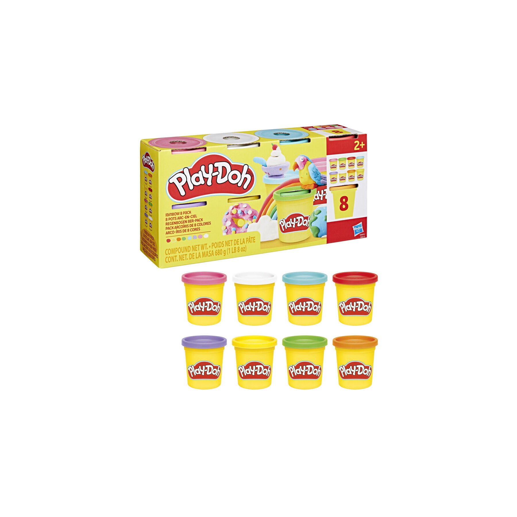 Set 8 botes plastilina Play-Doh