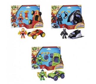 Figura + Vehiculo Iron Man y Su Superequipo Marvel surtido