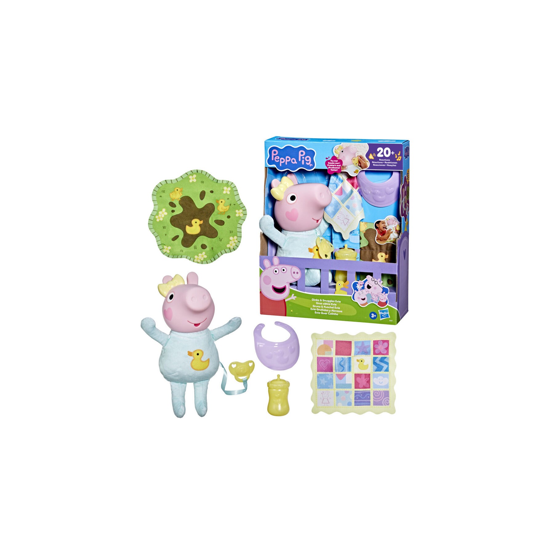 Muñeca Evie Gruñidos y Abrazos Peppa Pig