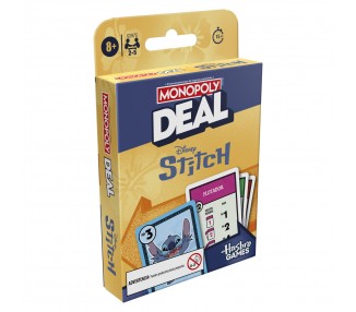 Juego Deal Monopoly Stitch Disney español