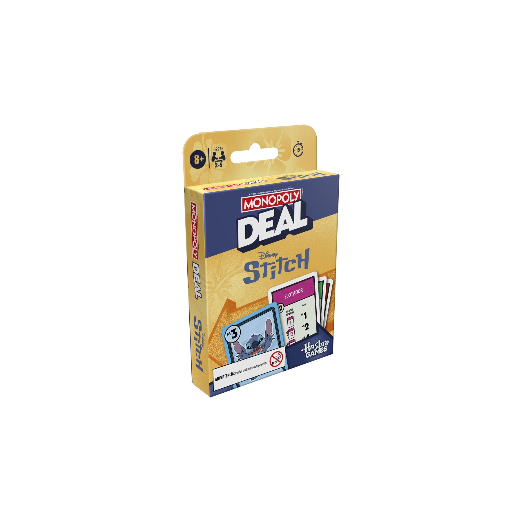Juego Deal Monopoly Stitch Disney español
