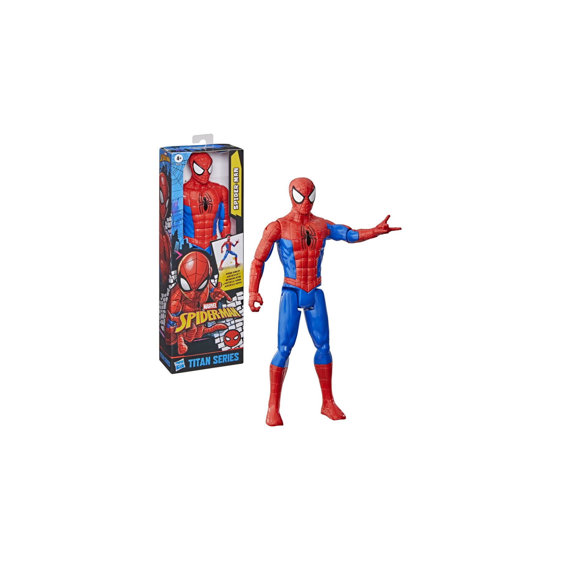 Figura Spider-Man Titan Series Spider-Man Marvel 30cm