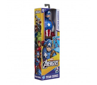 Figura Capitan America Titan Series Los Vengadores Avengers Marvel 30cm