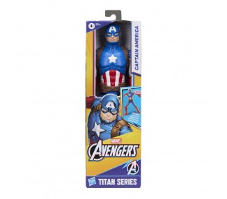 Figura Capitan America Titan Series Los Vengadores Avengers Marvel 30cm