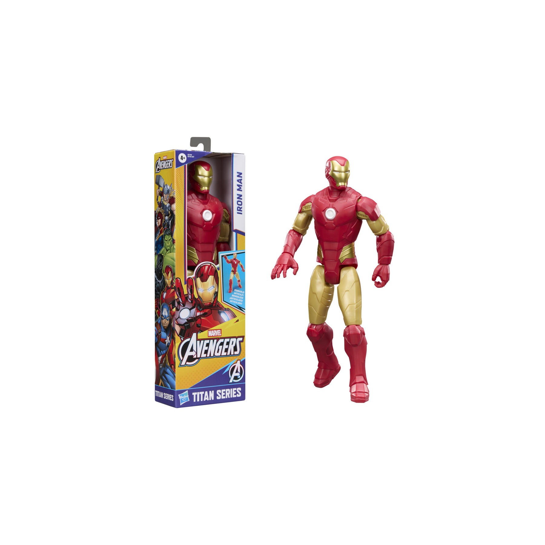Figura Iron Man Titan Series Los Vengadores Avengers Marvel 30cm