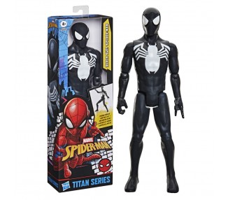Figura Black Suit Spider-Man Titan Series Spider-Man Marvel 30cm