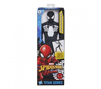 Figura Black Suit Spider-Man Titan Series Spider-Man Marvel 30cm