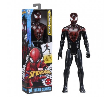 Figura Miles Morales Titan Series Spider-Man Marvel 30cm