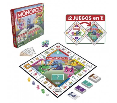 Juego 2 en 1 Monopoly Junior español