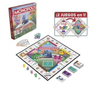 Juego 2 en 1 Monopoly Junior español