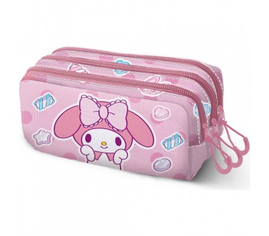 Portatodo My Melody Hello Kitty triple
