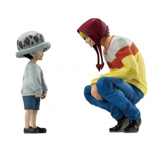 Figuras Ichibansho Trafalgar Law & Corazon The Unbreakable Law One Piece 11cm