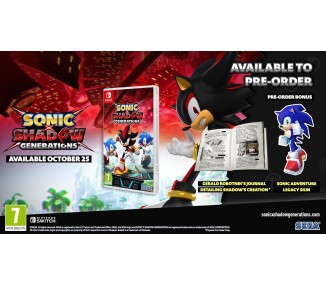 Sonic X Shadow Generations Juego Fisico para Consola Nintendo Switch