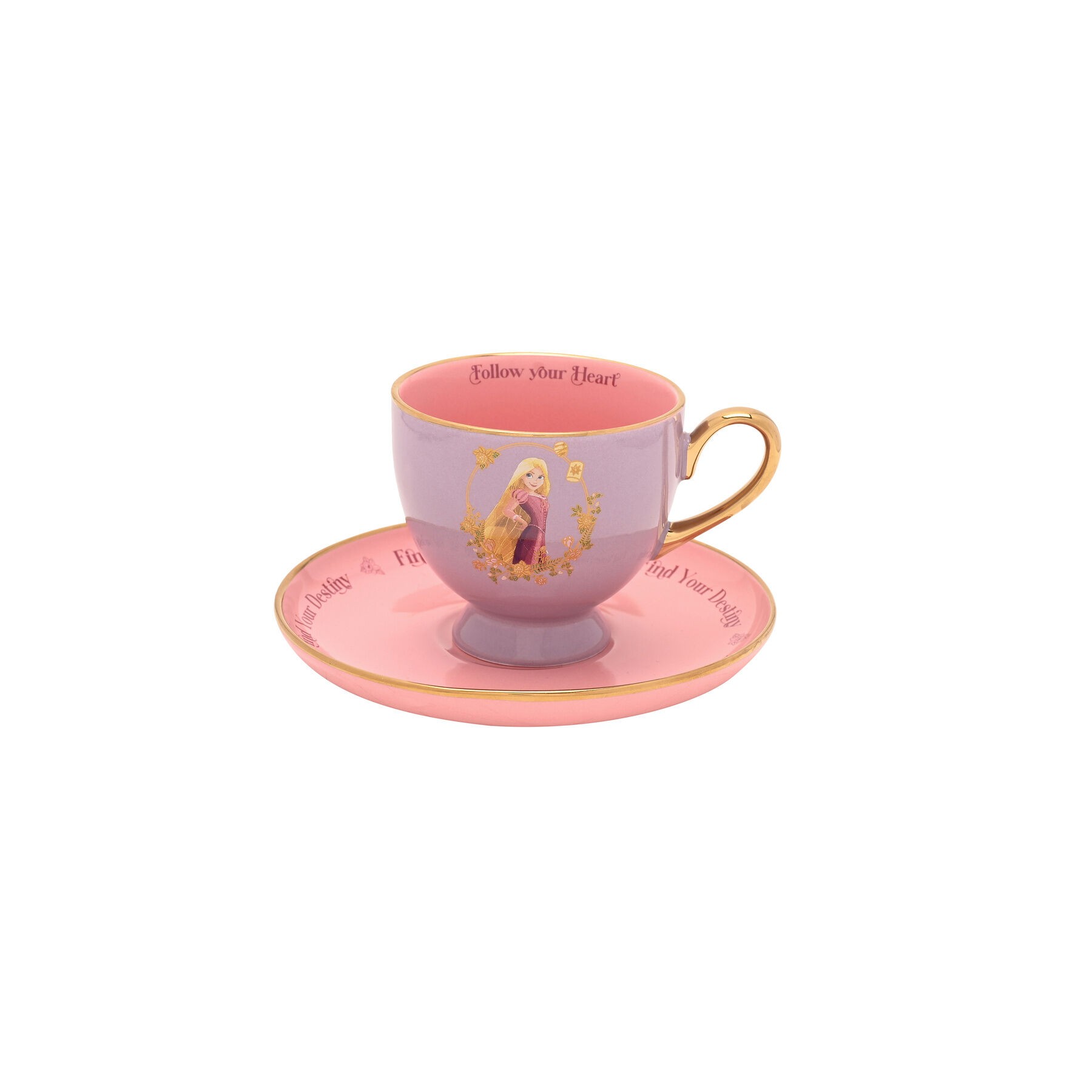 Taza te y platillo Rapunzel Princesas Disney
