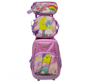 Set Trolley + portatodo + bolsa portameriendas Osos Amorosos