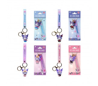 Llavero figura Kuromi Cute Outfit Hello Kitty and Friends 5cm surtido