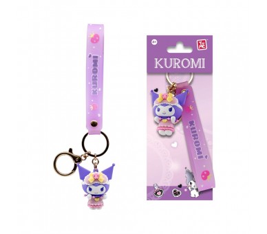 Llavero figura Kuromi Cute Outfit Hello Kitty and Friends 5cm surtido