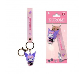 Llavero figura Kuromi Cute Outfit Hello Kitty and Friends 5cm surtido