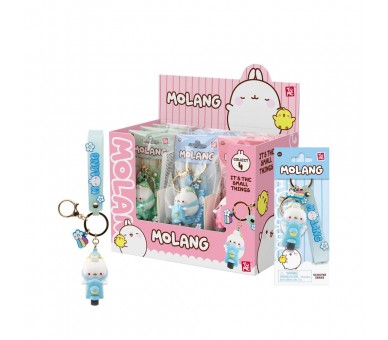 Llavero figura Scooter Molang 6cm surtido