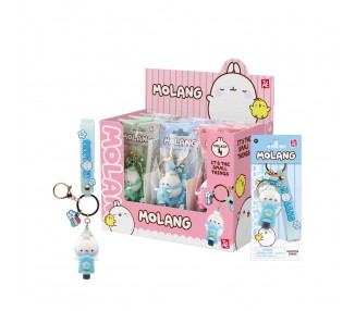 Llavero figura Scooter Molang 6cm surtido