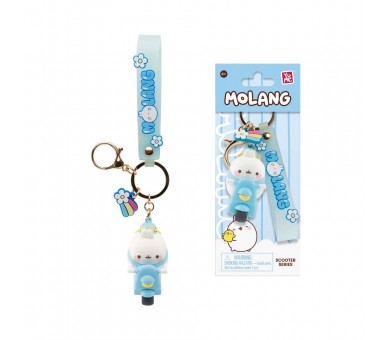 Llavero figura Scooter Molang 6cm surtido