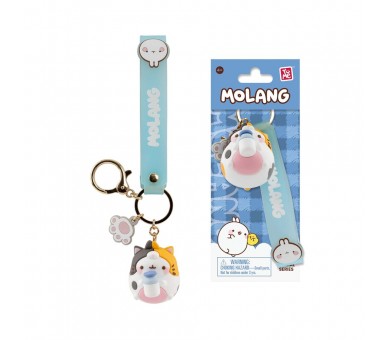 Llavero figura Animal Costume Molang 5cm surtido