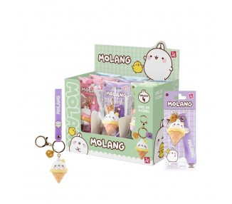 Llavero figura Snack Time Series Molang 5cm surtido