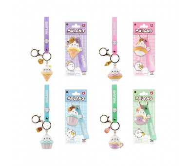 Llavero figura Snack Time Series Molang 5cm surtido