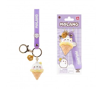 Llavero figura Snack Time Series Molang 5cm surtido