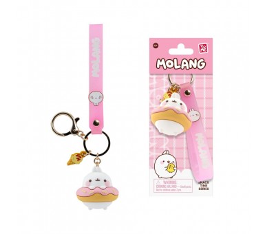 Llavero figura Snack Time Series Molang 5cm surtido