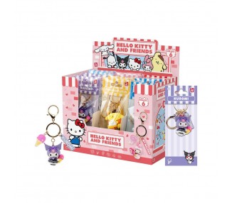 Llavero figura Tea Party Hello Kitty and Friends 4cm surtido