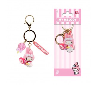 Llavero figura Tea Party Hello Kitty and Friends 4cm surtido