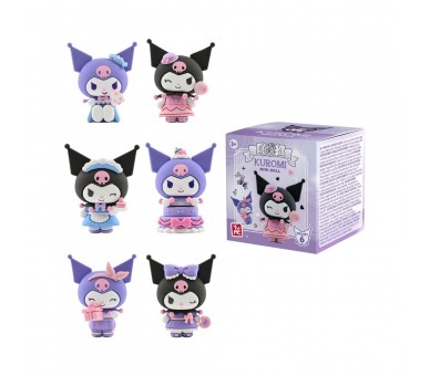 Figura sorpresa Kuromi Birthday Party Hello Kitty 5cm surtido