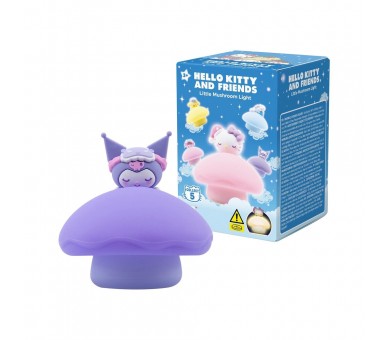 Figura sorpresa Luz Nocturna Little Mushroom Hello Kitty and Friends 6,6cm surtido