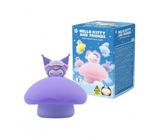 Figura sorpresa Luz Nocturna Little Mushroom Hello Kitty and Friends 6,6cm surtido