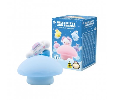 Figura sorpresa Luz Nocturna Little Mushroom Hello Kitty and Friends 6,6cm surtido