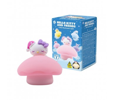 Figura sorpresa Luz Nocturna Little Mushroom Hello Kitty and Friends 6,6cm surtido