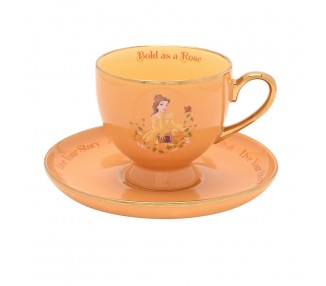Taza te y platillo Bella Princesas Disney