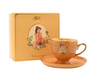 Taza te y platillo Bella Princesas Disney