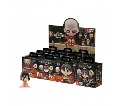 Figura sorpresa Attack On Titan 6,3cm surtido